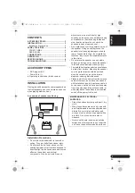 Preview for 3 page of Pioneer S-52W Operating Instructions Manual