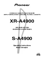 Pioneer S-A4900 Operating Instruction preview