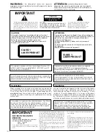 Preview for 2 page of Pioneer S-A4900 Operating Instruction