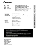 Pioneer S-BD122 Operating Instructions Manual preview