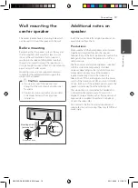 Preview for 19 page of Pioneer S-BD303 Operating Instructions Manual