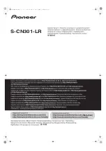 Предварительный просмотр 1 страницы Pioneer S-CN301-LR Owner'S Manual