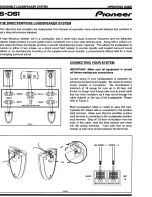 Предварительный просмотр 1 страницы Pioneer S-DS1 Operating Manual