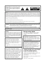 Предварительный просмотр 3 страницы Pioneer S-DV1000ST Operating Instructions Manual