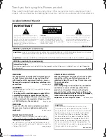 Предварительный просмотр 2 страницы Pioneer S-DV151 Operating Instructions Manual