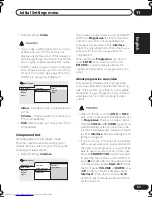 Предварительный просмотр 61 страницы Pioneer S-DV222 Operating Instructions Manual