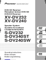 Предварительный просмотр 1 страницы Pioneer S-DV232 Operating Instructions Manual