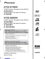 Предварительный просмотр 1 страницы Pioneer S-DV385 Operating Instructions Manual