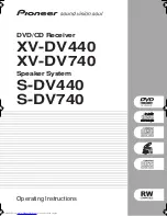 Предварительный просмотр 1 страницы Pioneer S-DV440 Operating Instructions Manual