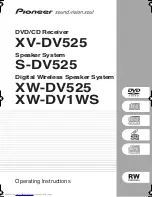 Pioneer S-DV525 Operating Instructions Manual предпросмотр