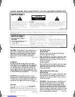 Предварительный просмотр 2 страницы Pioneer S-DV525 Operating Instructions Manual