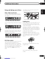 Предварительный просмотр 67 страницы Pioneer S-DV525 Operating Instructions Manual