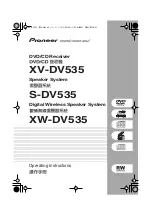 Pioneer S-DV535 Operating Instructions Manual preview