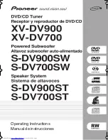 Предварительный просмотр 1 страницы Pioneer S-DV700ST Operating Instructions Manual