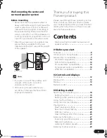 Предварительный просмотр 5 страницы Pioneer S-DV700ST Operating Instructions Manual