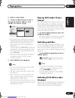 Предварительный просмотр 47 страницы Pioneer S-DV700ST Operating Instructions Manual