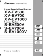 Pioneer S-EV1000V Operating Instructions Manual preview