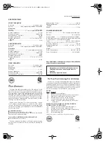 Предварительный просмотр 7 страницы Pioneer S-FCRW240L-S Operating Manual