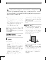 Preview for 2 page of Pioneer S-FL1 - Flat Speaker Operating Instructions Manual