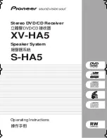 Предварительный просмотр 1 страницы Pioneer S-HA5 Operating Instruction