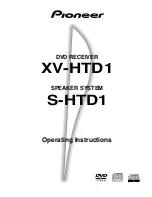 Pioneer S-HTD1 Operating Instructions Manual preview