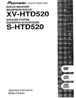 Preview for 2 page of Pioneer S-HTD520 Operating Instructions Manual