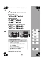 Pioneer S-HTD630 Operating Instruction предпросмотр