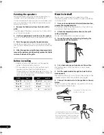 Preview for 4 page of Pioneer S-IW631-LR - In-Wall Left And Right Pivoting Soft Dome Tweeter Speaker Operating Instructions Manual