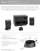 Pioneer S-MM751RU Specifications preview