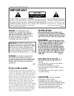 Preview for 2 page of Pioneer S-VW02 Operating Instructions Manual