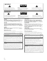 Preview for 2 page of Pioneer S-W90S Operating Instructions Manual