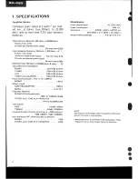 Предварительный просмотр 4 страницы Pioneer SA-420 Service Manual