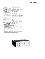 Preview for 4 page of Pioneer SA-5200 FV Service Manual