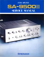 Pioneer SA-9500II Service Manual preview