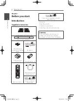 Предварительный просмотр 6 страницы Pioneer SBX-N500 Operating Instructions Manual