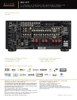 Preview for 2 page of Pioneer SC-07 - Elite AV Network Receiver Specification Sheet