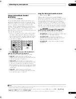 Предварительный просмотр 61 страницы Pioneer SC-9540 Operating Instructions Manual