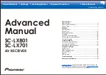 Preview for 37 page of Pioneer SC-LX701 Basic Manual