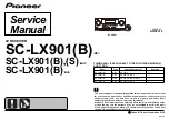 Preview for 1 page of Pioneer SC-LX901(B)/MDC Service Manual