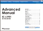 Preview for 37 page of Pioneer SC-LX901 Basic Manual