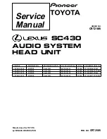 Preview for 1 page of Pioneer SC430 Service Manual