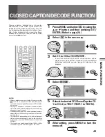 Preview for 43 page of Pioneer SD-643HD5 Operating Instructions Manual