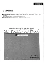 Preview for 27 page of Pioneer SD-P453FP Operating Instructions Manual