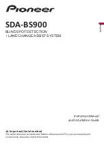 Pioneer SDA-BS900 Instruction Manual And Installation Manual preview