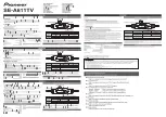 Pioneer SE-A611TV Operating Instructions preview