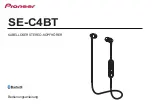 Pioneer SE-C4BT Operating Instructions Manual предпросмотр