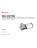 Preview for 13 page of Pioneer SE-C8TW Operating Instructions Manual