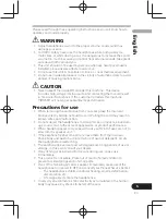 Предварительный просмотр 11 страницы Pioneer SE-CL761BT Operation Instructions Manual