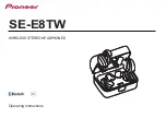 Pioneer SE-E8TW Operating Instructions Manual preview