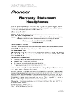 Preview for 22 page of Pioneer SE-MASTER 1 Operating Instructions Manual